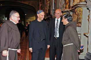 Celebran el Pesaj judío en la Basílica de San Francisco, en Buenos Aires